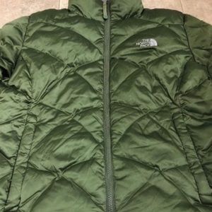 The North Face down puffer coat Green XL